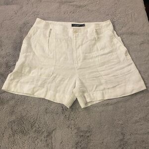 Ralph Lauren black label 100% linen shorts, size 10